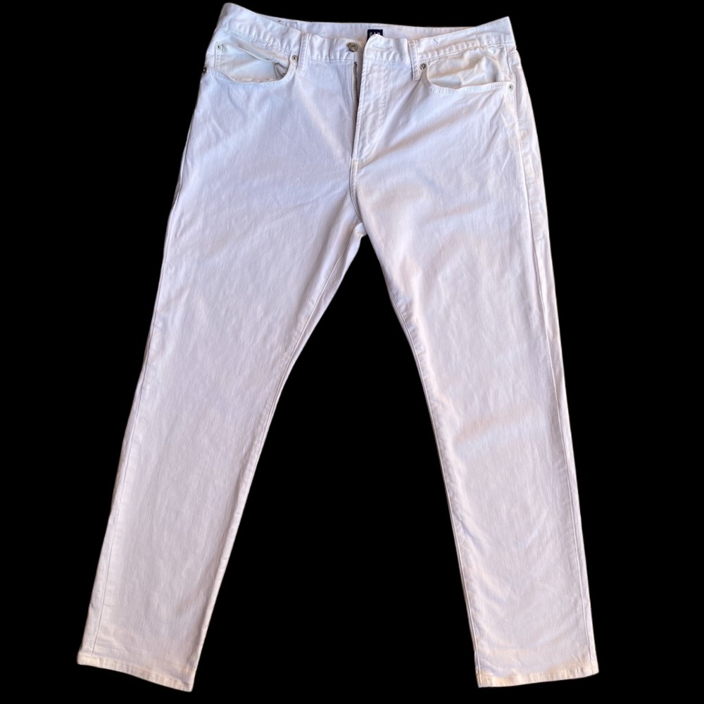 GAP Slim Fit White Denim Jeans with GAPFLEX (34X30)